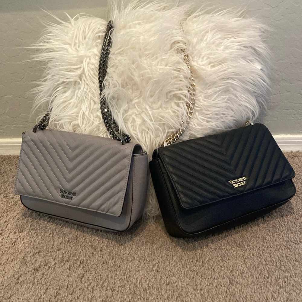 1 Victoria’s Secret purse. Black. GRAY IS SOLD. long or short handle. NWOT.